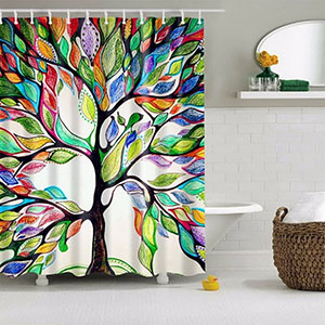 Beddinginn Colorful Shower Curtain 3D