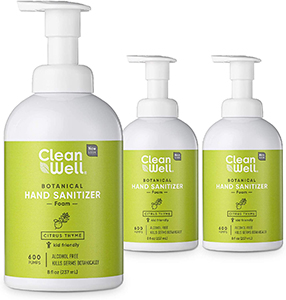 CleanWell Natural Foaming Hand Sanitizer