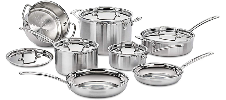 Cuisinart Multiclad Pro Stainless Steel 12-Piece Cookware Set