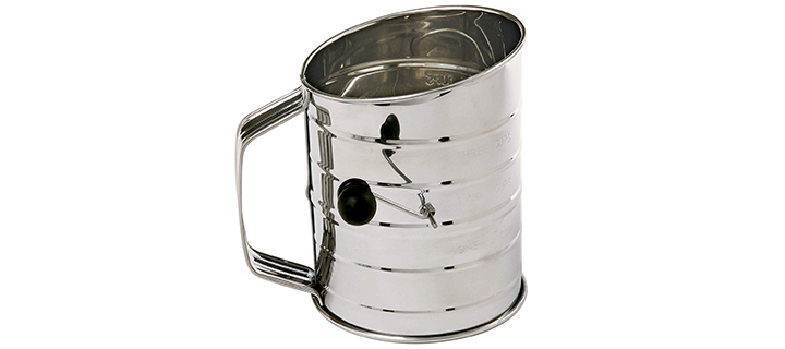 Norpro 3-Cup Stainless Steel Rotary Hand Crank Flour Sifter
