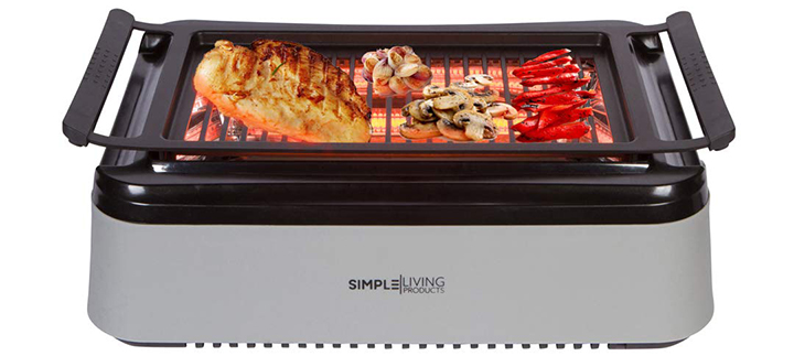 Simple Living Products Advanced Indoor Smokeless BBQ Grill