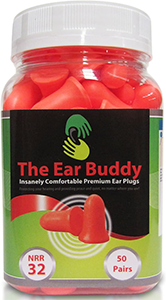 The Ear Buddy Premium Soft Foam Earplugs