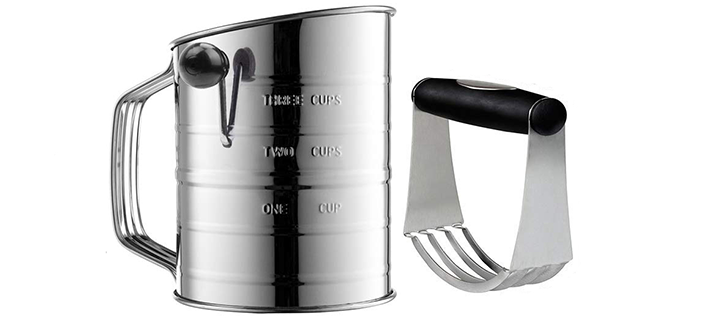 Yummy Sam 3-Cup Flour Sifter Stainless Steel