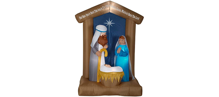 Home Accents Holiday Pre-lit Inflatable Nativity