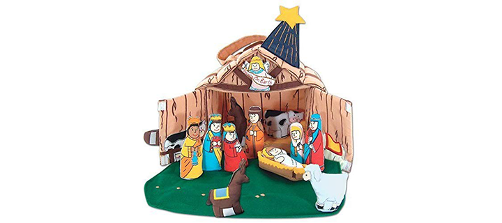 Pockets of Learning Nativity Manger Set for Children